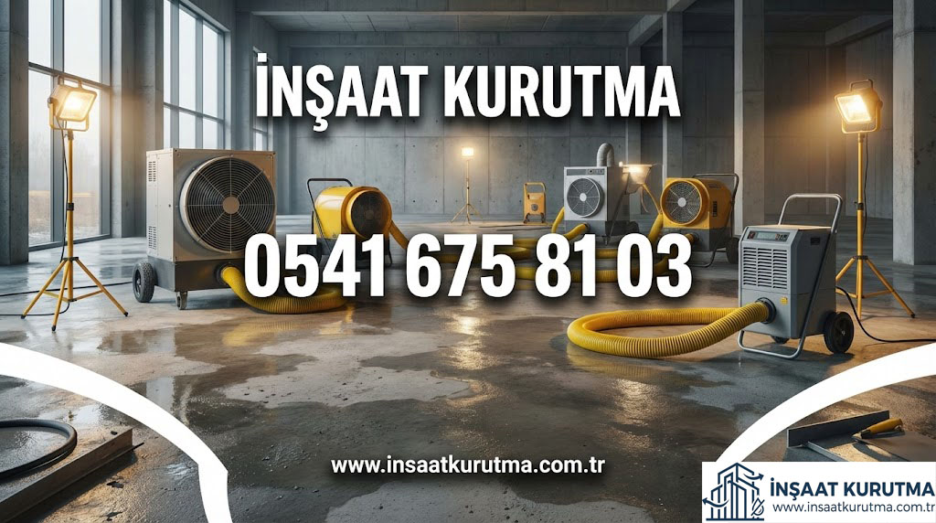 modern inşaat kurutma cihazı teknik uygulama